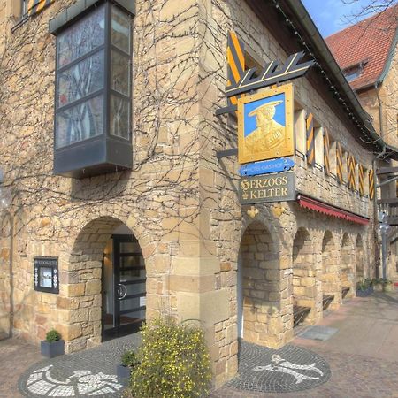 Herzogskelter Restaurant Hotel Gueglingen Bagian luar foto