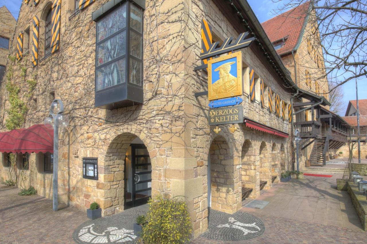 Herzogskelter Restaurant Hotel Gueglingen Bagian luar foto