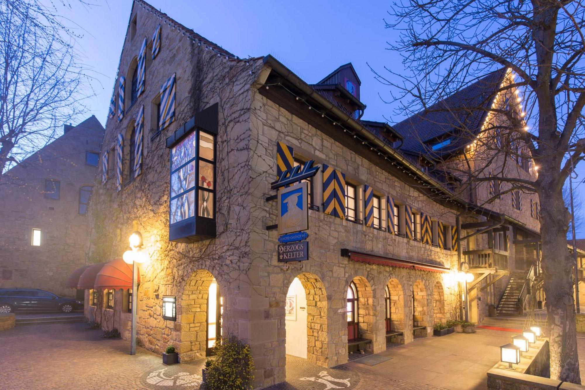 Herzogskelter Restaurant Hotel Gueglingen Bagian luar foto